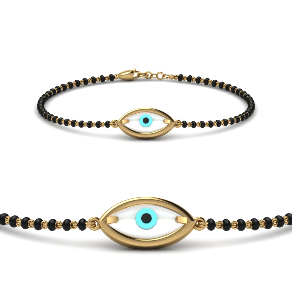 Evil Eye Mangalsutra Bracelet