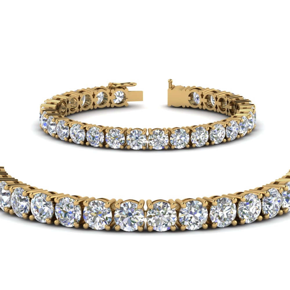 15 ct. exclusive diamond bracelet in FDBRC8602ROANGLE1 NL YG