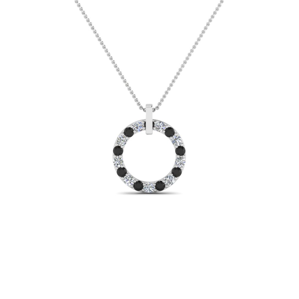 fancy black necklace