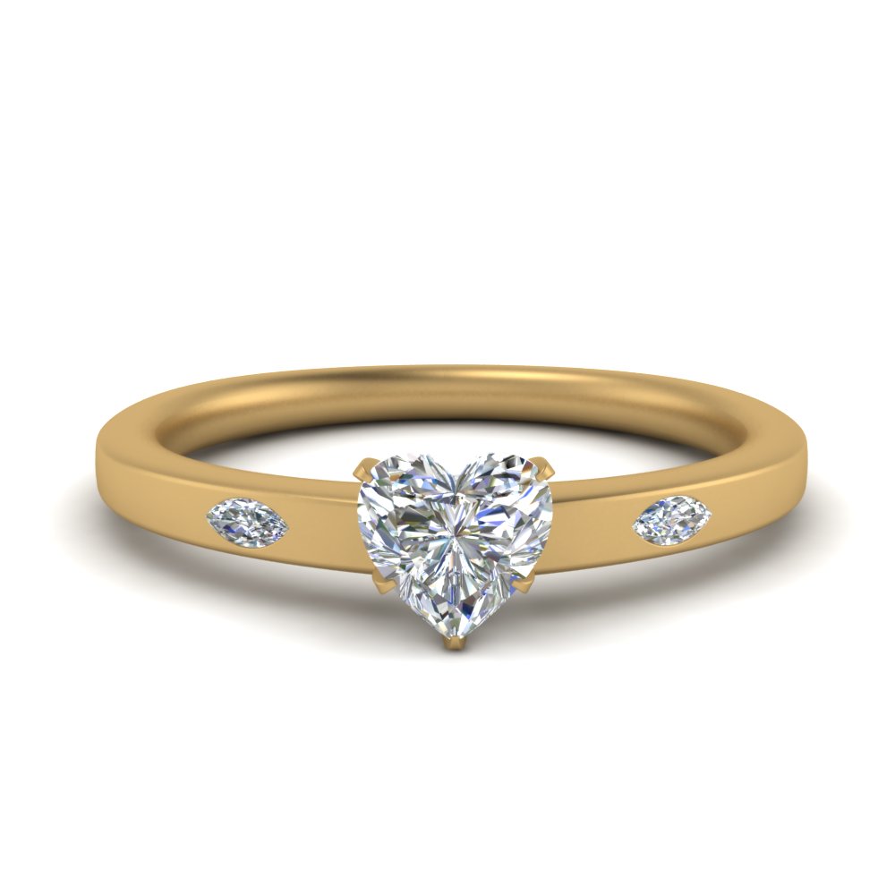 flat-3-stone-heart-shaped-diamond-engagement-ring-in-FD9172HTR-NL-YG
