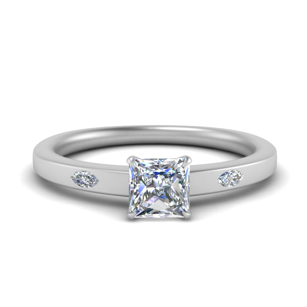 flat-3-stone-princess-cut-lab diamond-engagement-ring-in-FD9172PRR-NL-WG