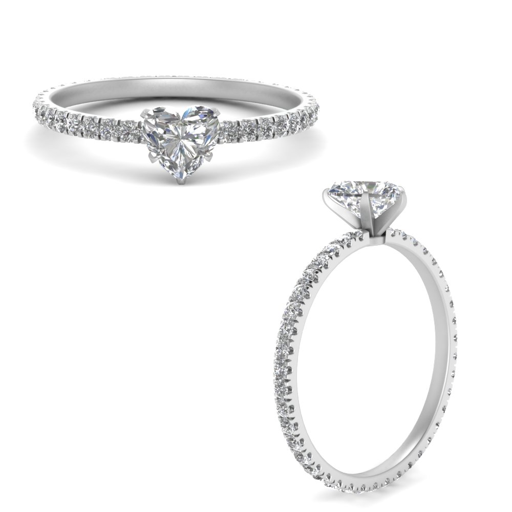 Fana Handset French Pave Diamond Engagement Ring | Mesa Jewelers | Grand  Junction, CO