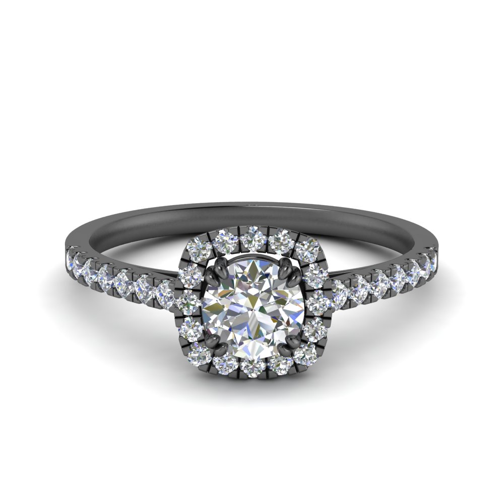 french pave square halo diamond engagement ring in FD9155ROR NL BG.jpg