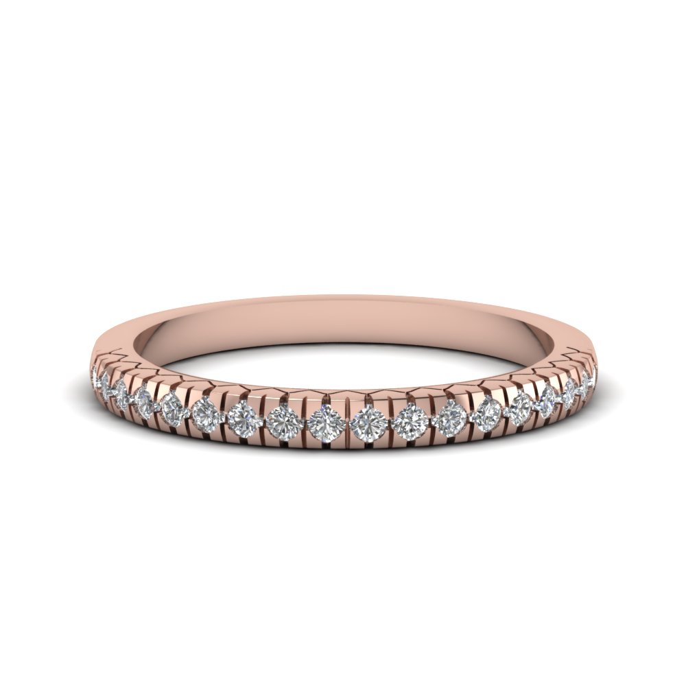 French Prong Delicate Anniversary Band