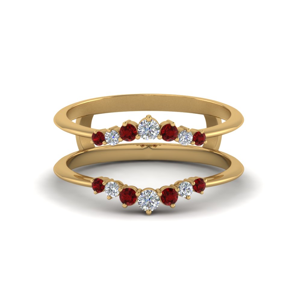 18K Gold Chevron Shape Diamond Ring Guard Wedding Band – Lireille, Ring  Guards For Women - valleyresorts.co.uk