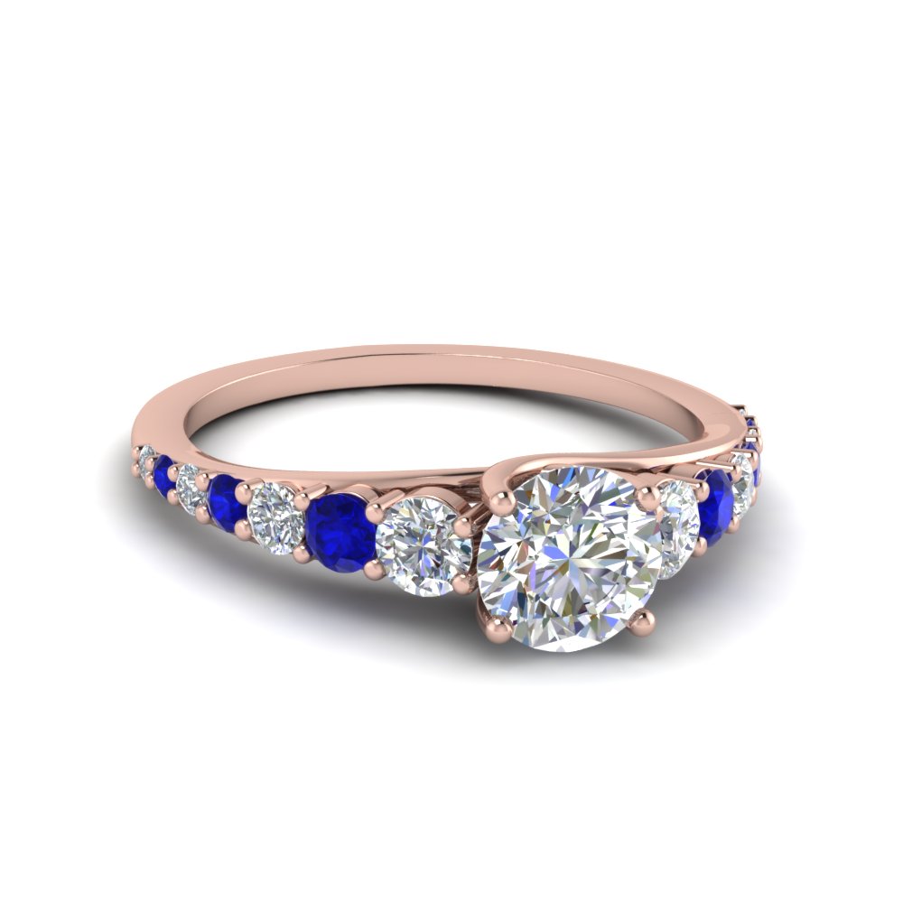 Graduated Lucida Diamond Wedding Ring