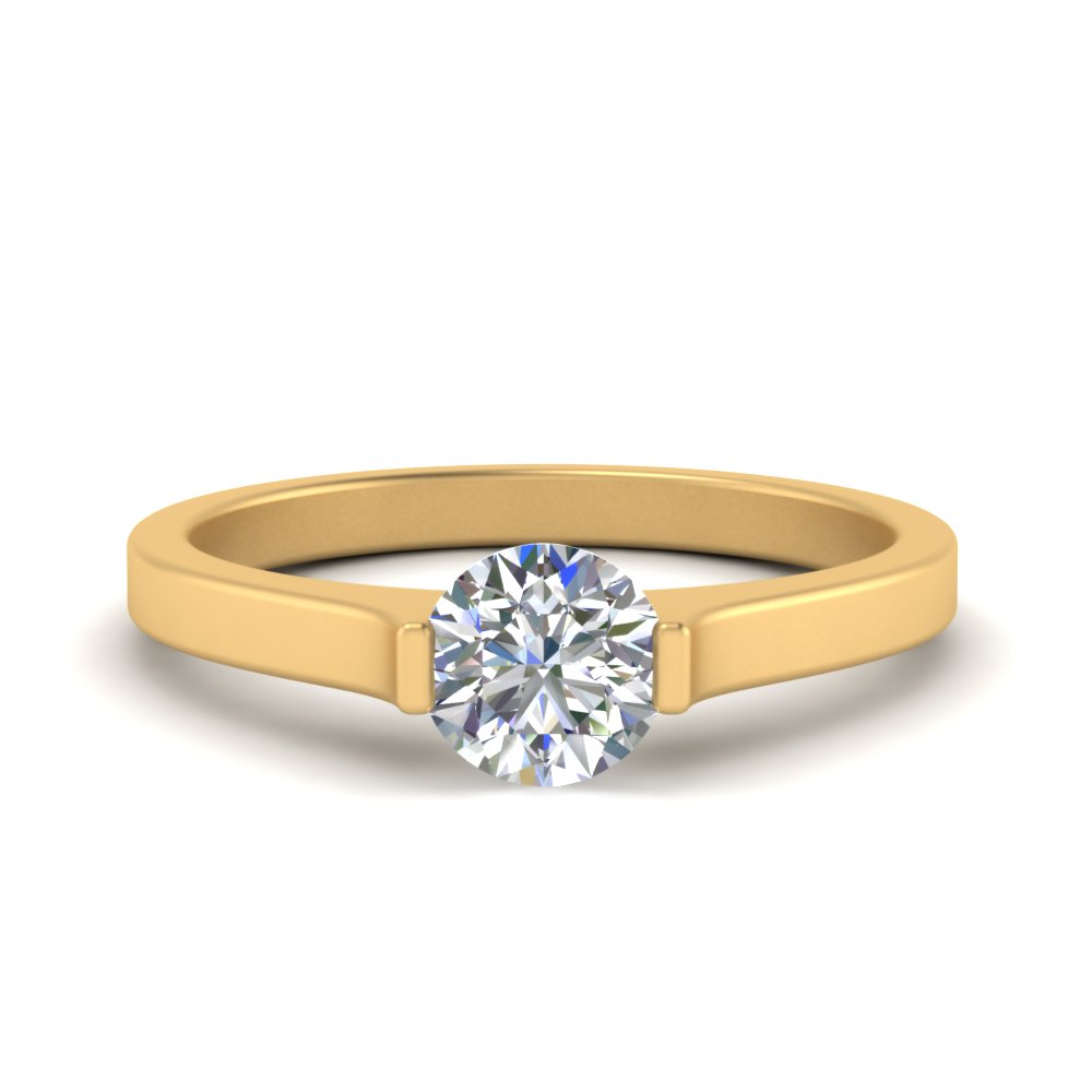 half-bezel-round-cut-diamond-engagement-ring-in-FDENR7239ROR-NL-YG
