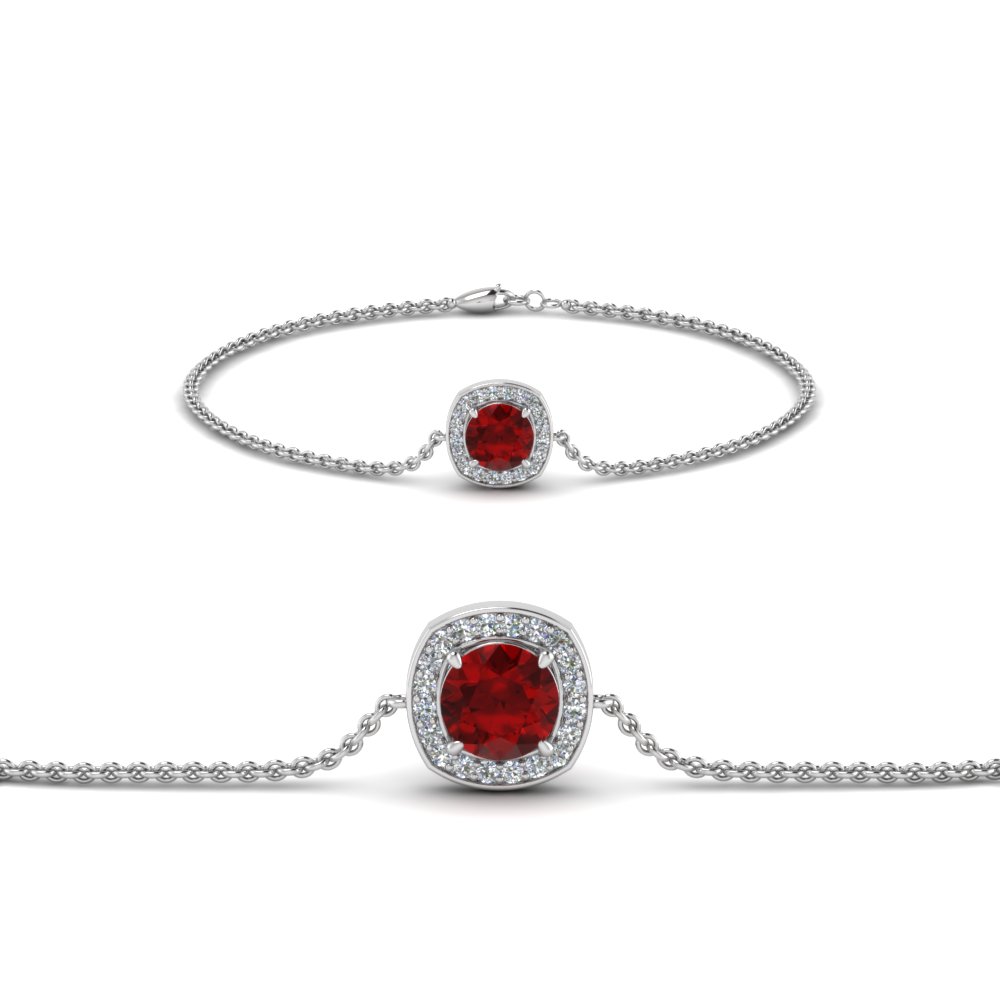 Ruby Designer Bracelets