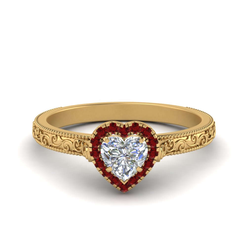 14K White Gold Heart Shaped Diamond Ring 001-100-01239 14KW | Quality Gem  LLC | Bethel, CT