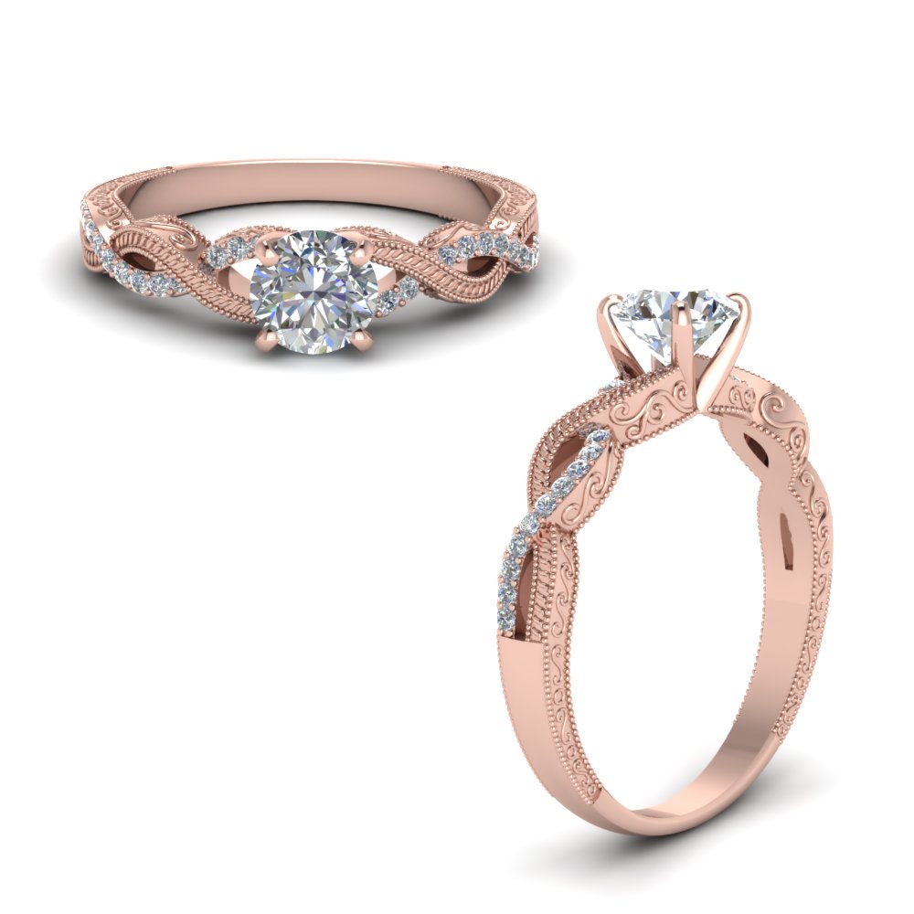 Infinity Diamond Engagement Rings