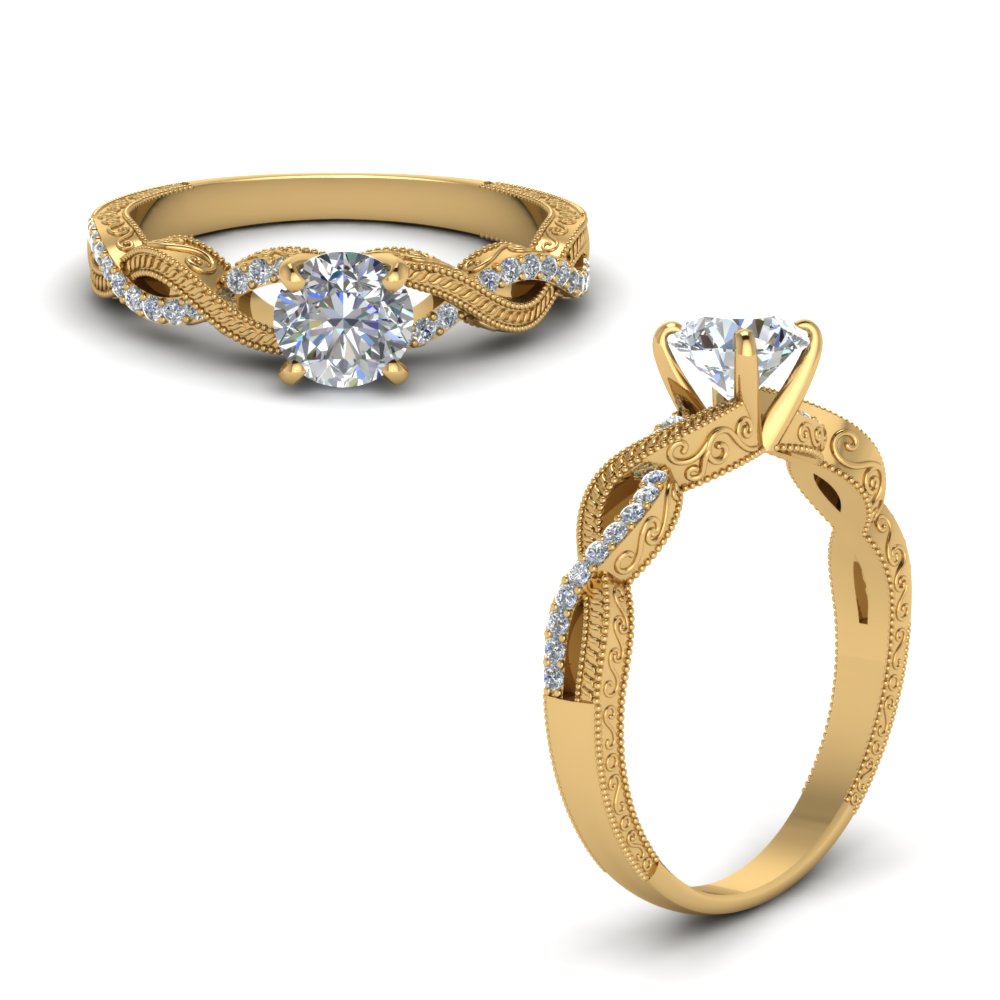 hand-engraved-vintage-diamond-engagement-ring-in-FD9333RORANGLE1-NL-YG