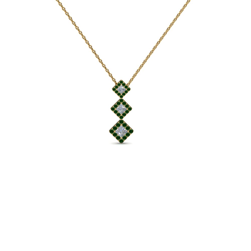 squared lv gold necklace