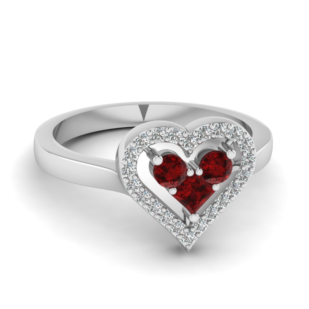 red diamond promise ring