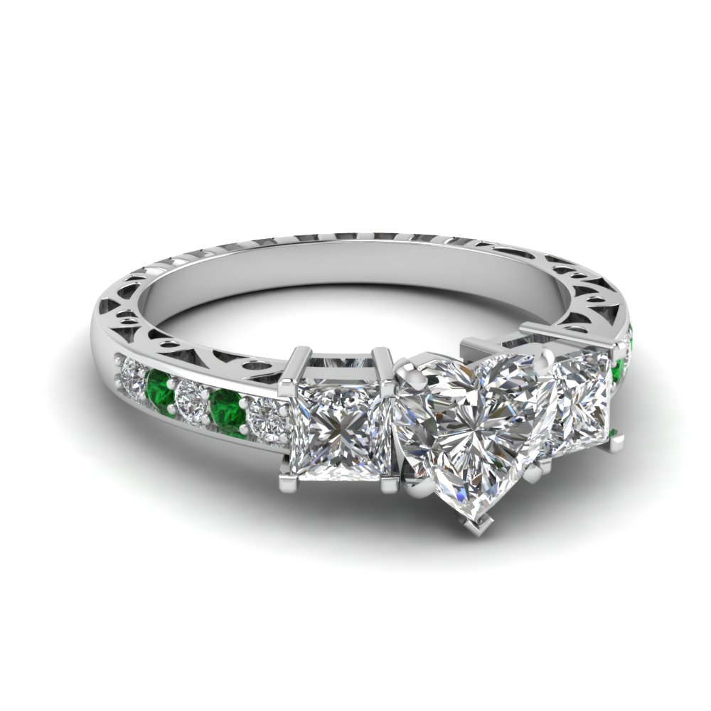 Art Deco 1.39ct Diamond Sapphire Men's Ring