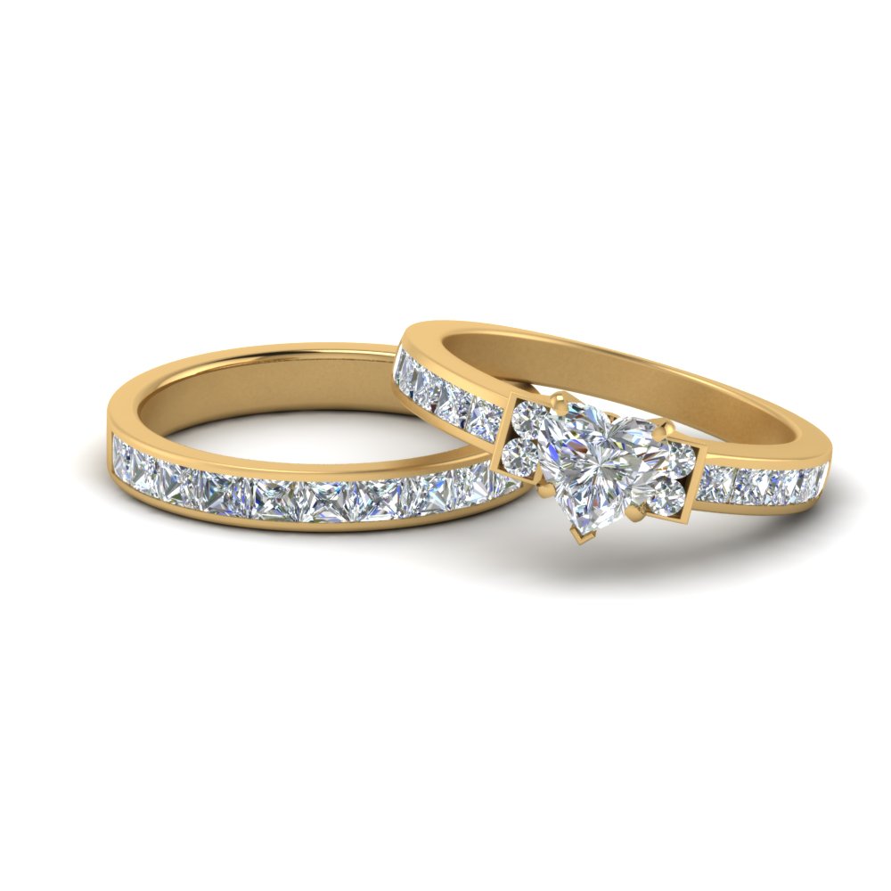 womens diamond wedding ring set