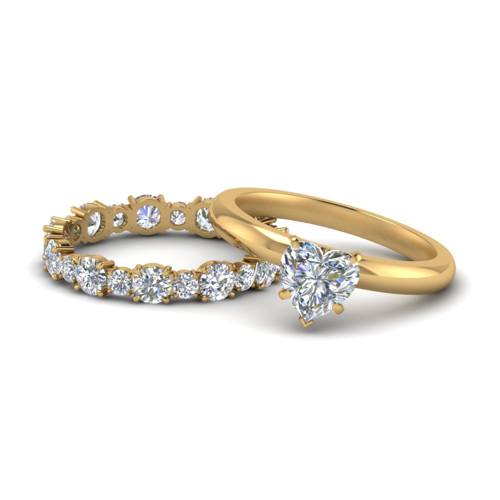 classic-heart-shaped-diamond-solitaire-with-eternity band-set-in-FD9113HT-NL-YG