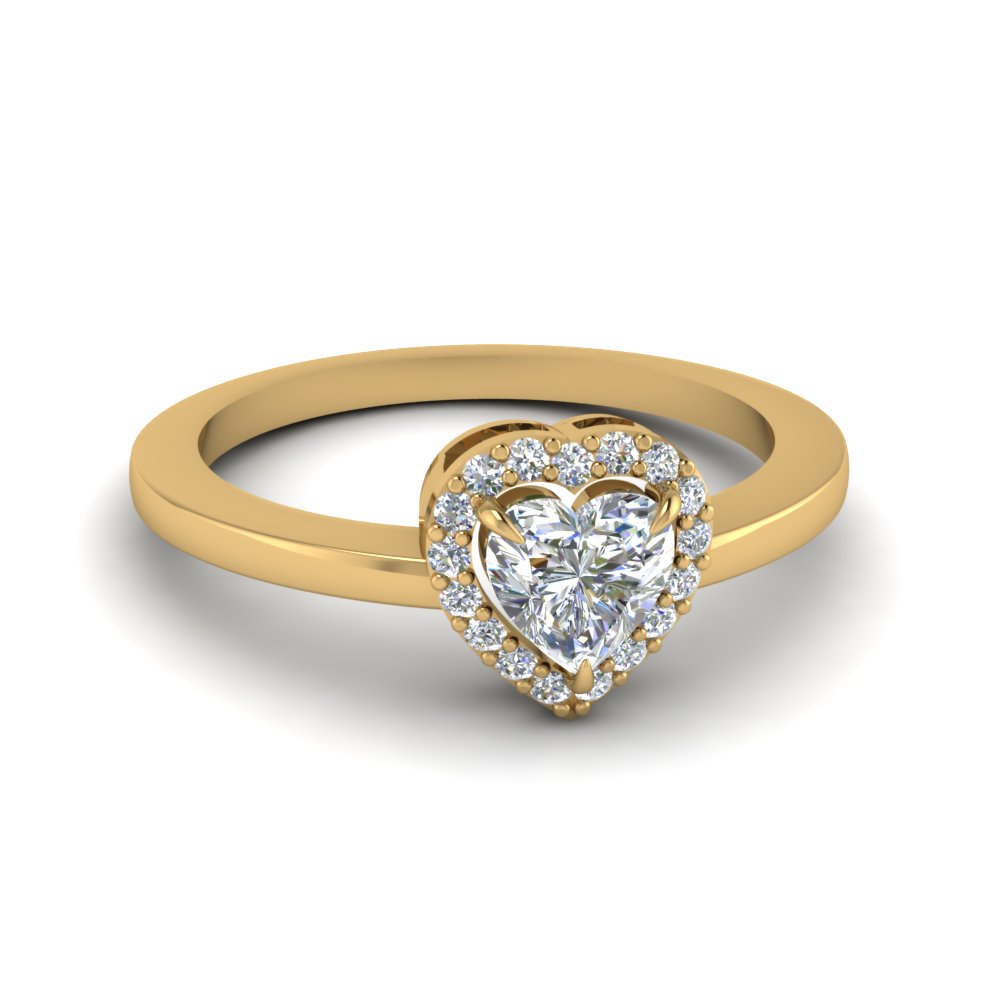 Heart Halo Promise Ring