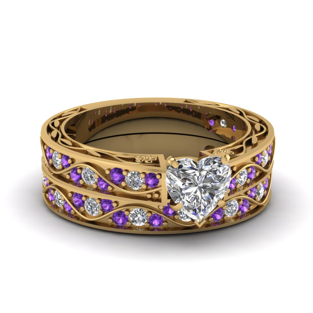 filigree wedding set