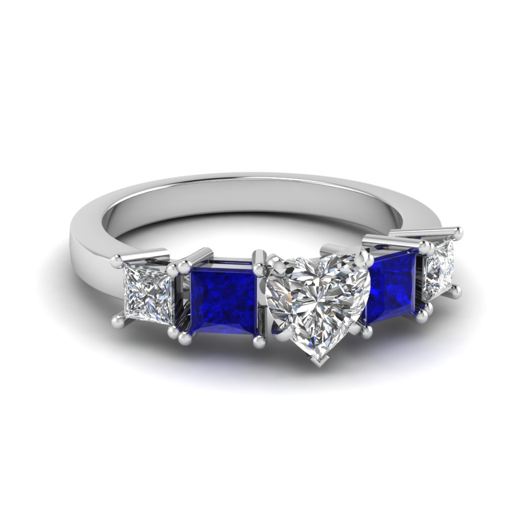 engagement ring with sapphire accents engagement ring with sapphire accents