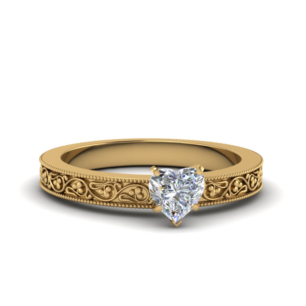 Manufacturer of 22k cz gold ladies solitaire diamond ring jjlr-018 |  Jewelxy - 58493