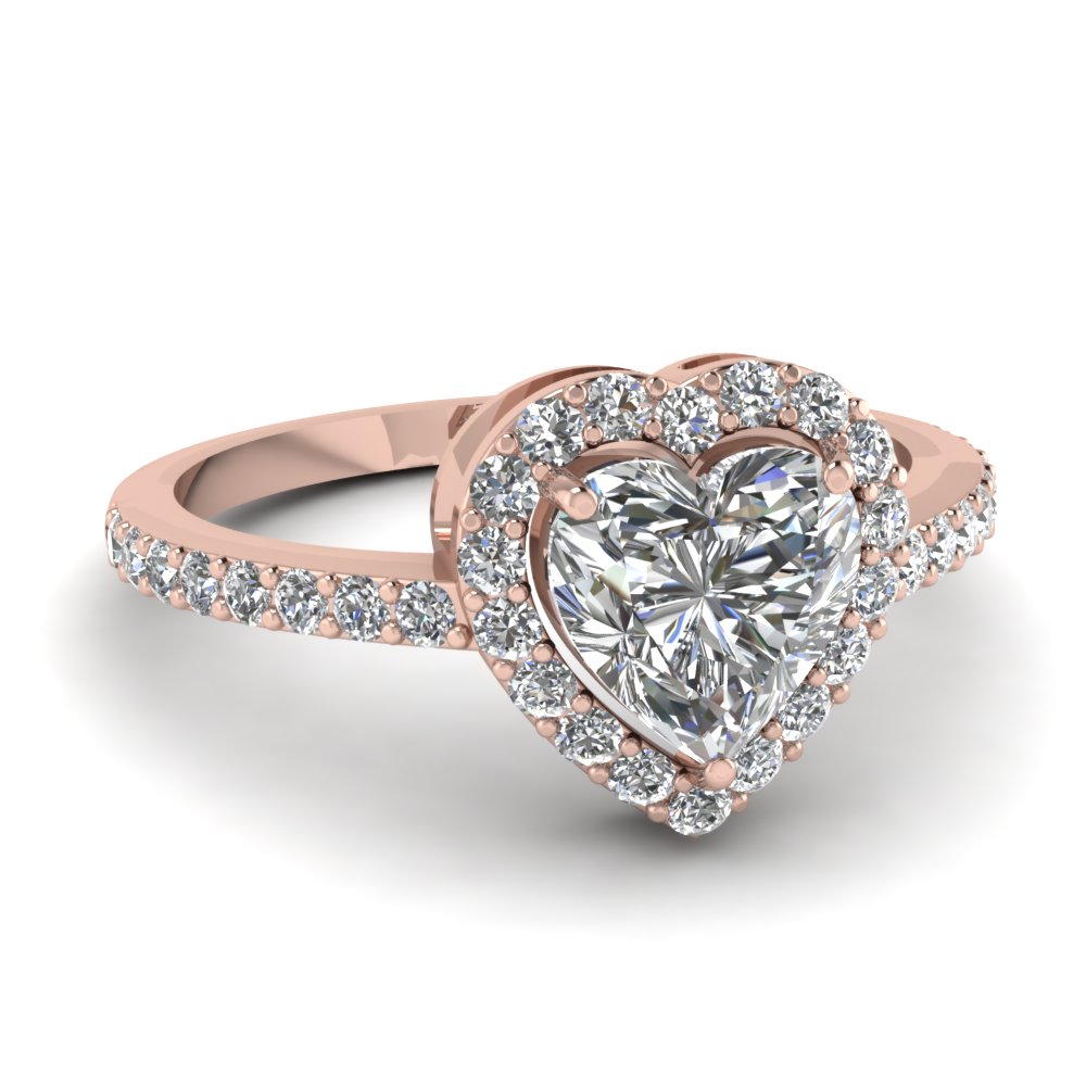 heart diamond promise ring