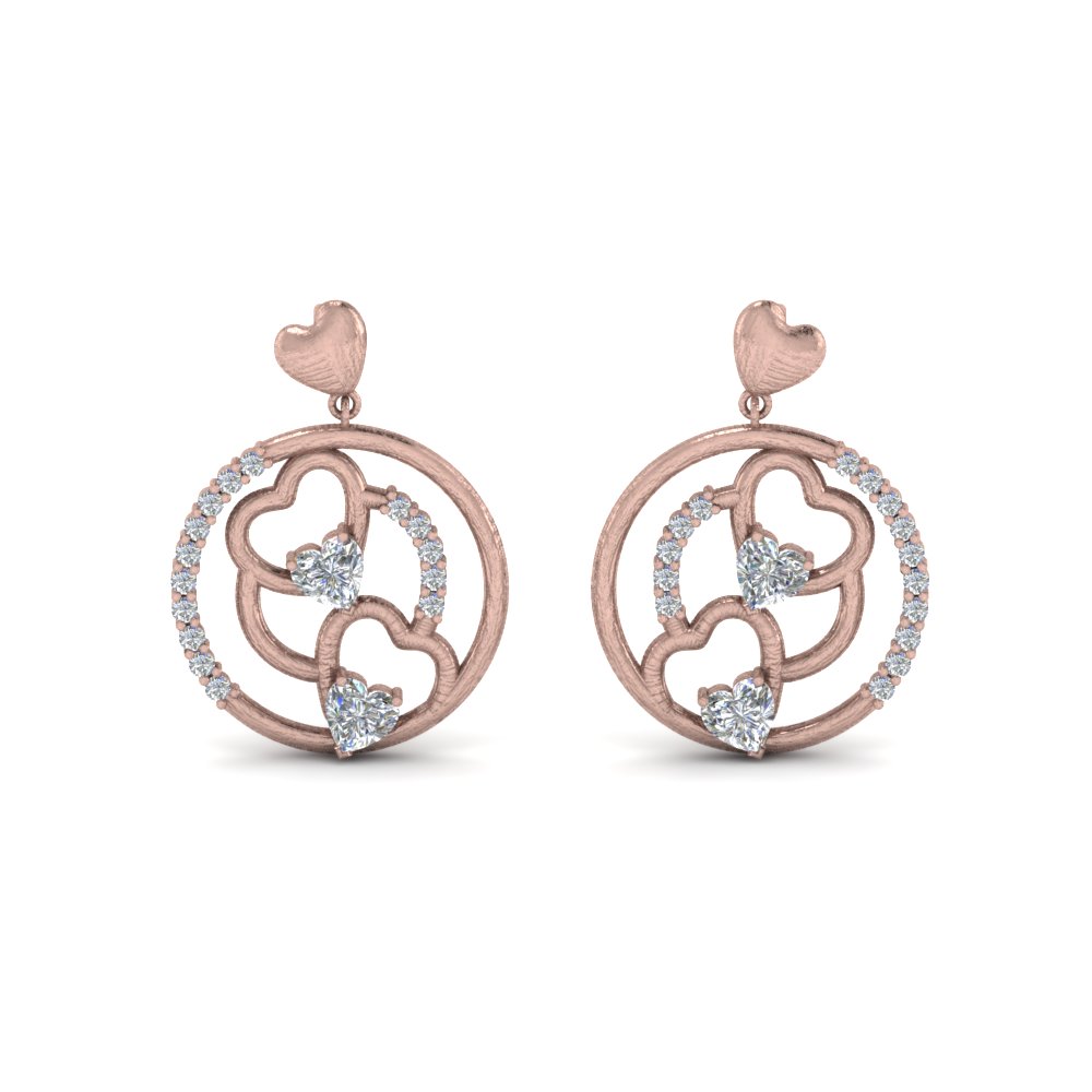 small rose gold stud earrings