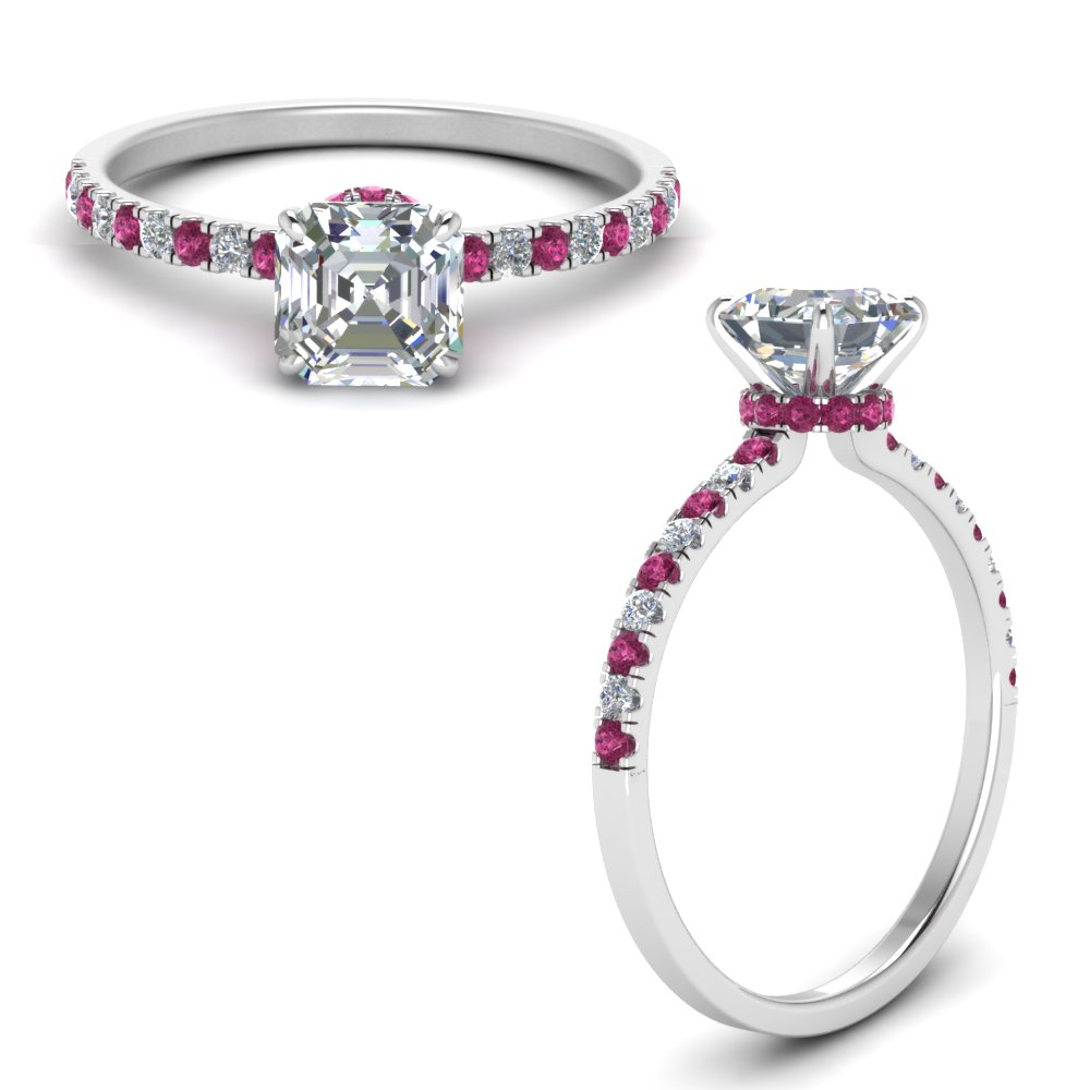 hidden-halo-petite-asscher-cut-diamond-engagement-ring-with-pink-sapphire-in-FD9168ASRGSADRPIANGLE3-NL-WG