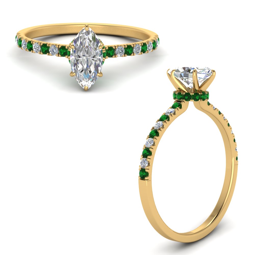 hidden-halo-petite-marquise-cut-diamond-engagement-ring-with-emerald-in-FD9168MQRGEMGRANGLE3-NL-YG