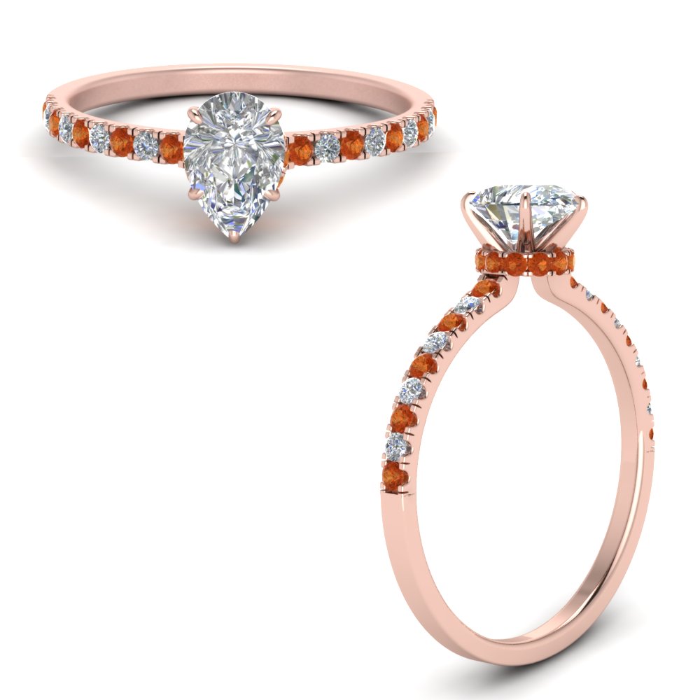 hidden-halo-petite-pear-shaped-diamond-engagement-ring-with-orange-sapphire-in-FD9168PERGSAORANGLE3-NL-RG