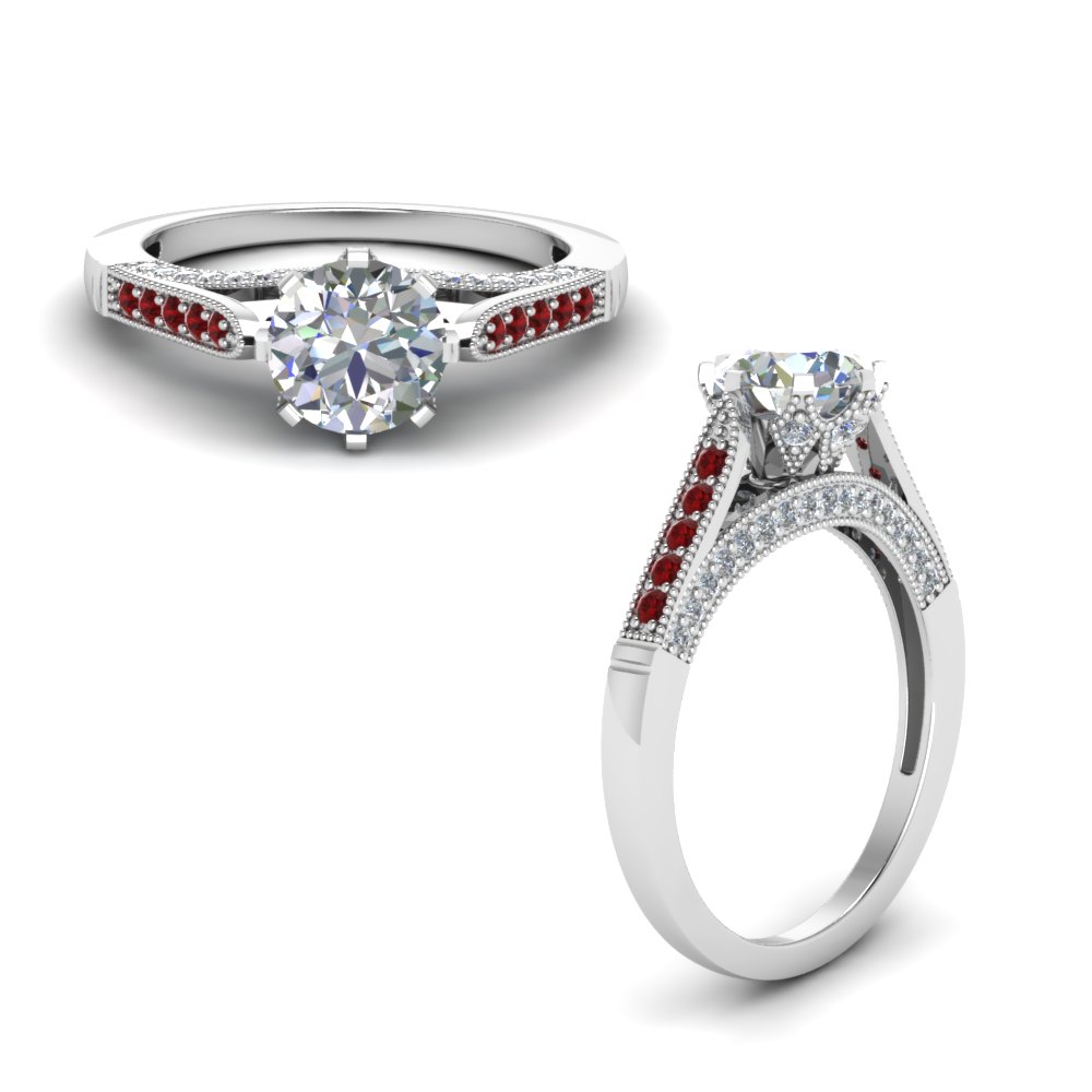 high set milgrain diamond engagement ring with ruby in FDENR8668RORGRUDRANGLE1 NL WG.jpg