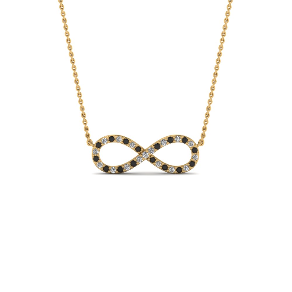 infinity-necklace-gifts-with-black-diamond-in-FDPD8074GBLACK-NL-YG
