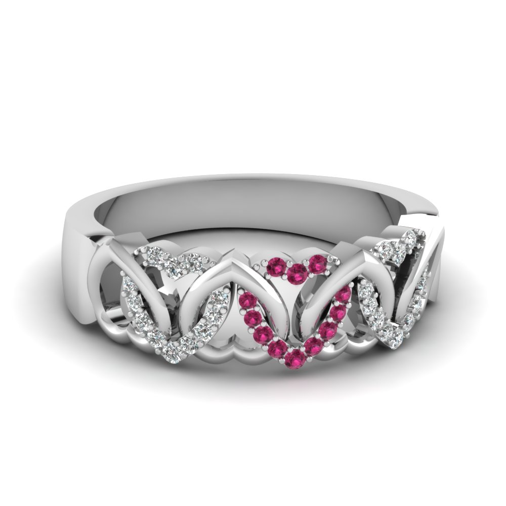 Interweaved Heart Design Band