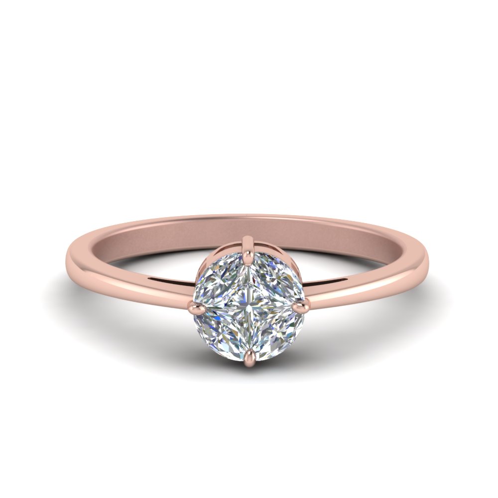 Rose Gold Diamond Wedding Rings