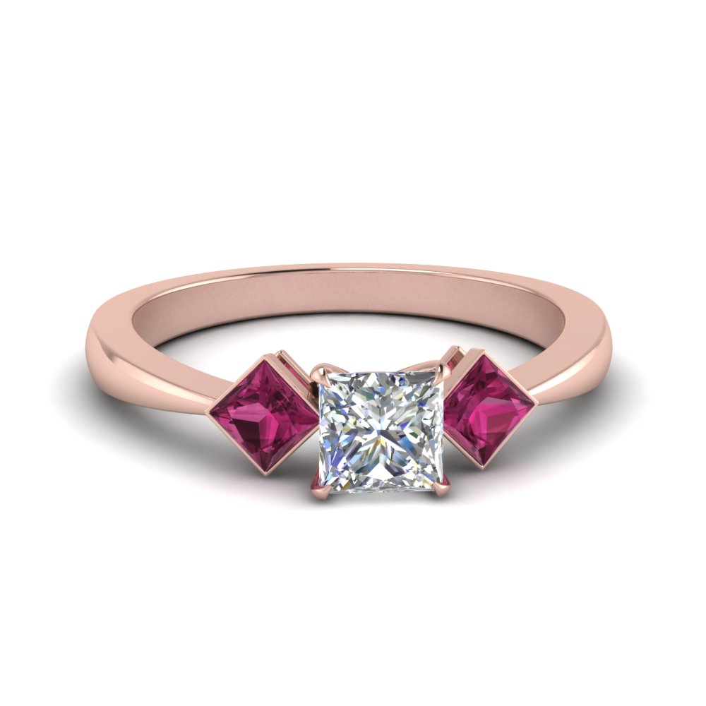 kite-design-3-stone-bezel-set-princess-cut-engagement-ring-with-pink-sapphire-in-FDENR2038PRRGSADRPI-NL-RG