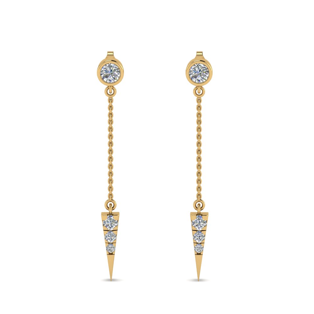 Long Chain Drop Earring 