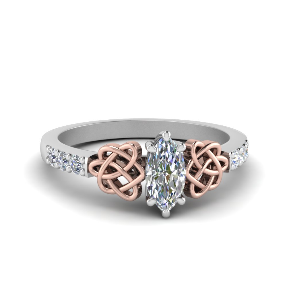 Delicate Diamond Celtic Ring
