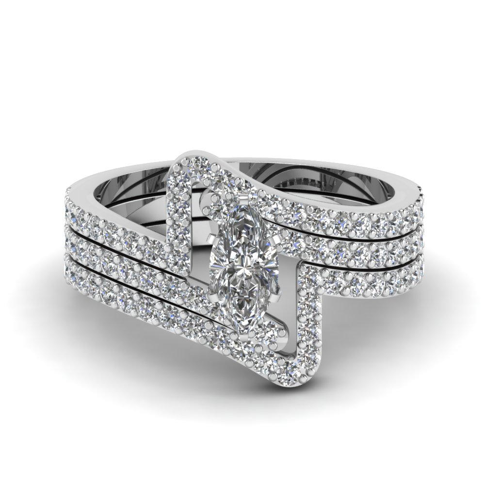 2.07 Marquise Diamond Engagement Ring - GIA D VS2