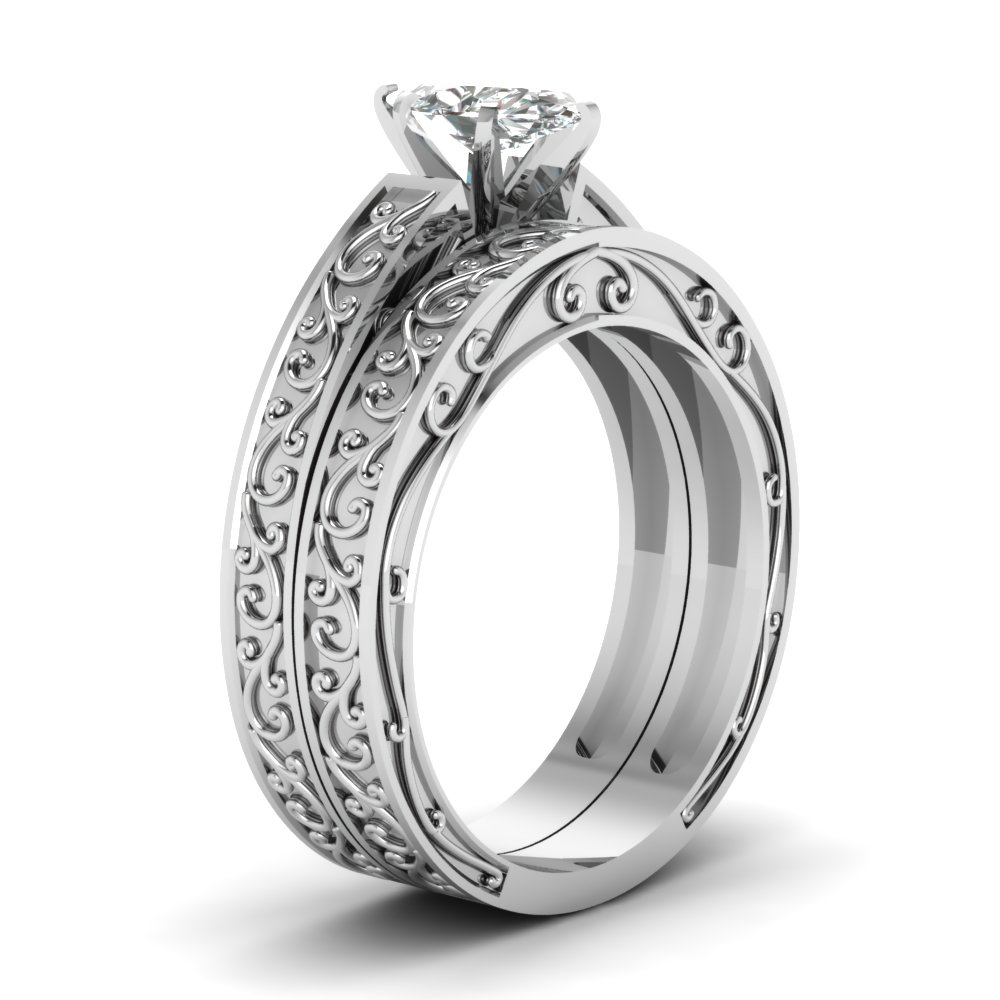 filigree wedding set