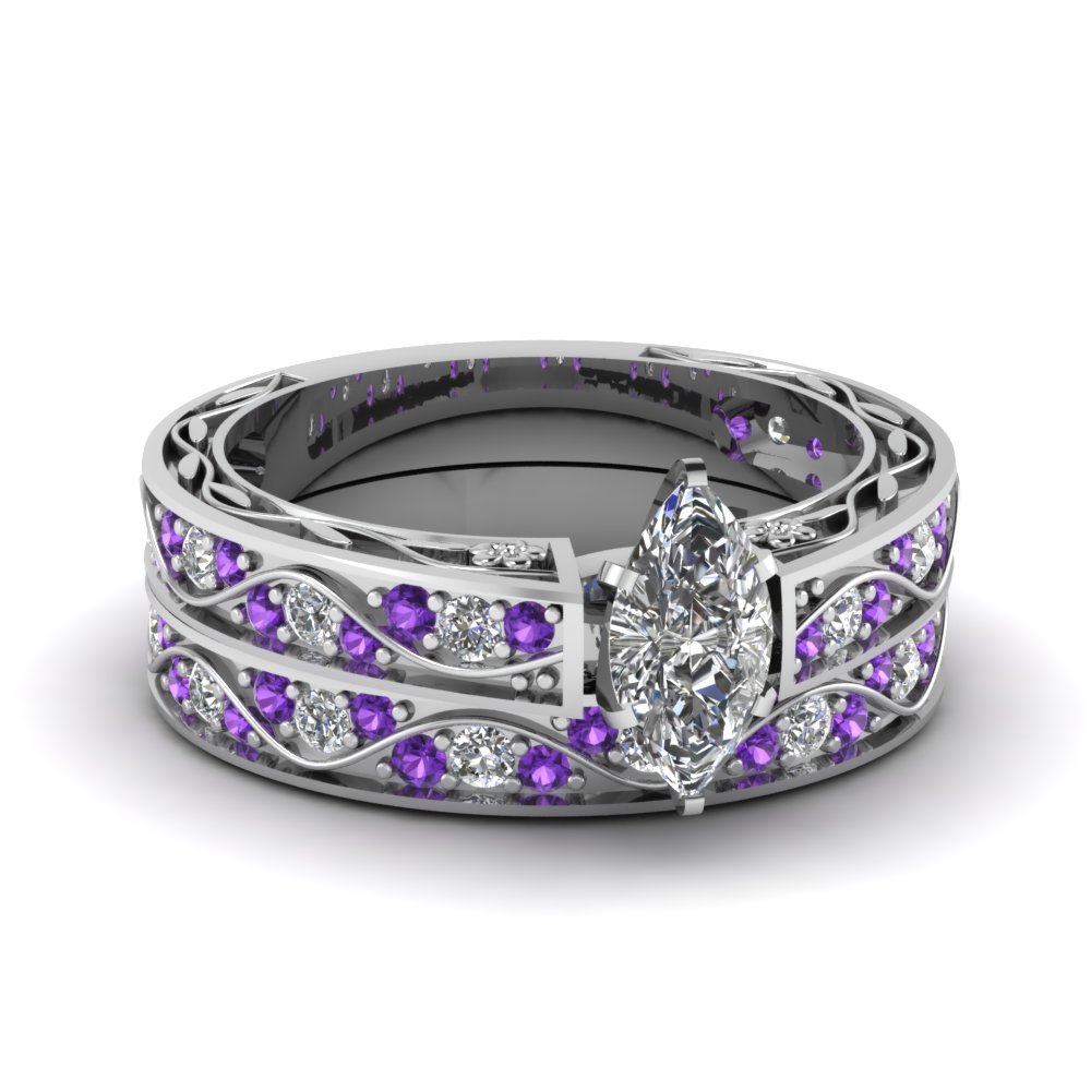 filigree wedding set