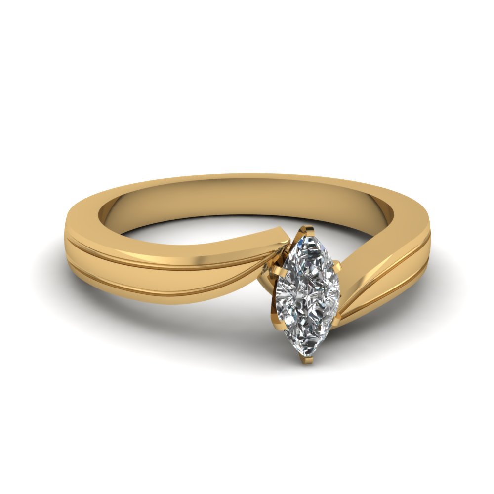 0.50 Ct. Marquise Cut Women Diamond Ring