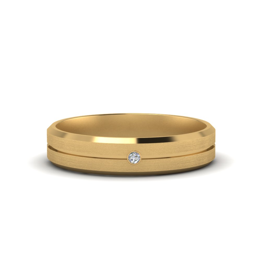 Mens Single Stone Engagement Ring