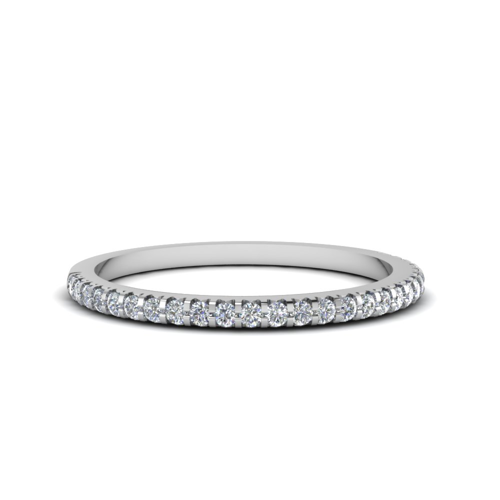 Thin Round Diamond Band