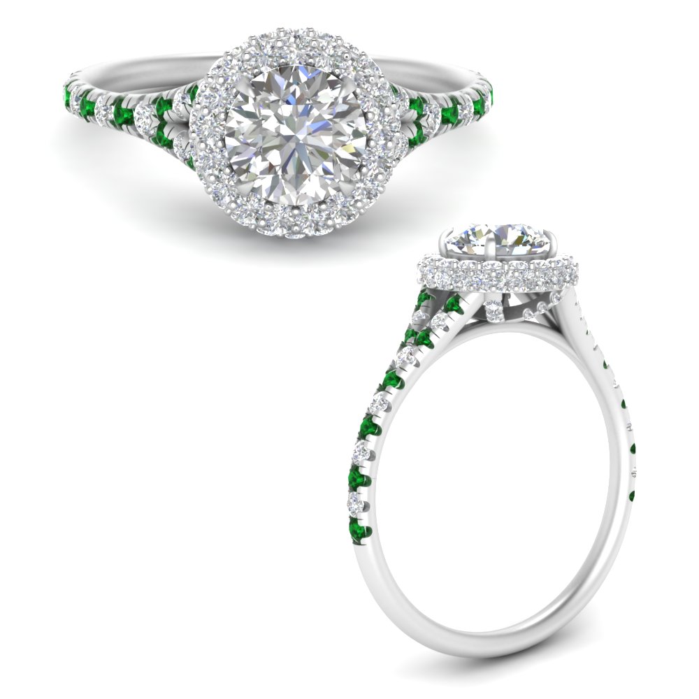 micropave-halo-split-shank-diamond-engagement-ring-with-emerald-in-FDENS3270RORGEMGRANGLE3-NL-WG
