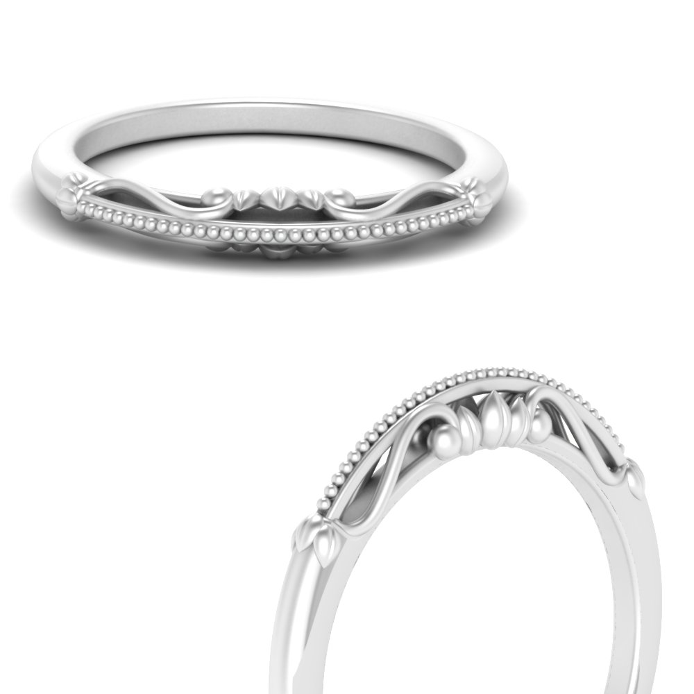 thin womens wedding band