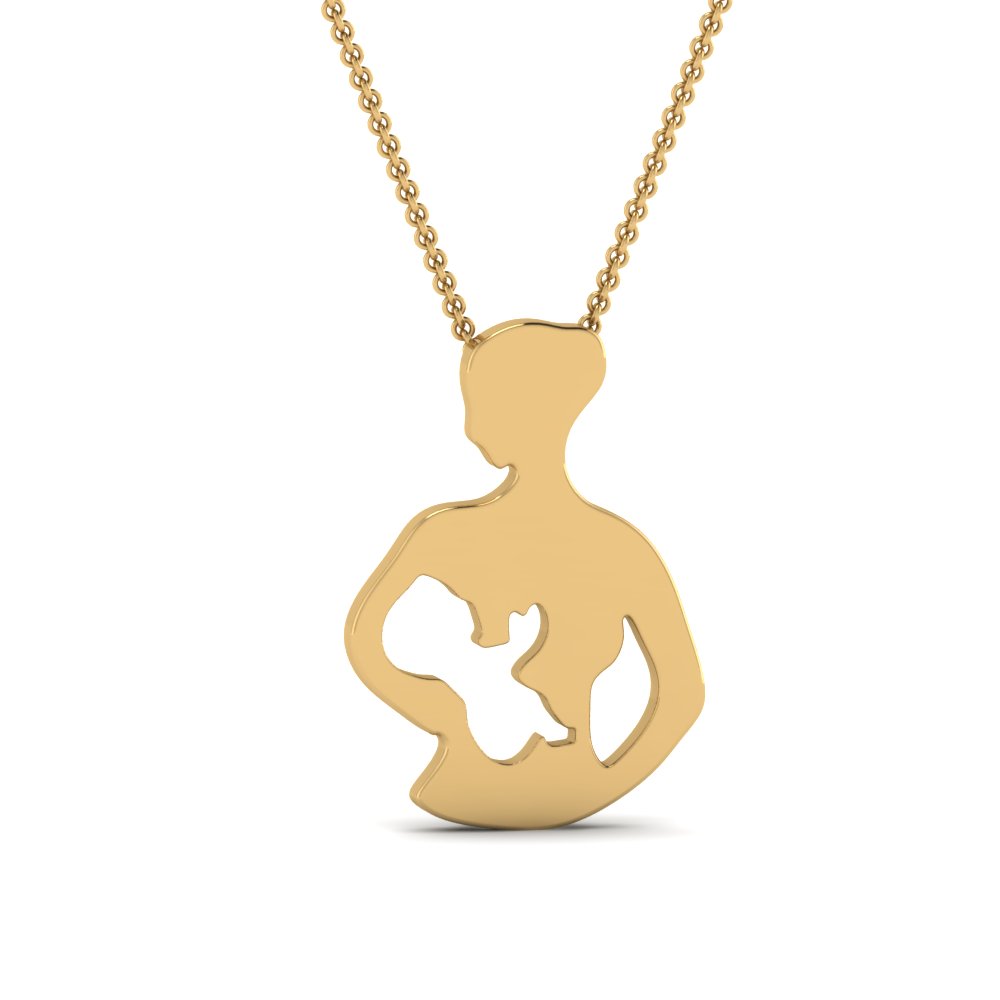 Beautiful mother and child pendant with diamonds\u2026 Perfect for Mother\u2019s Day