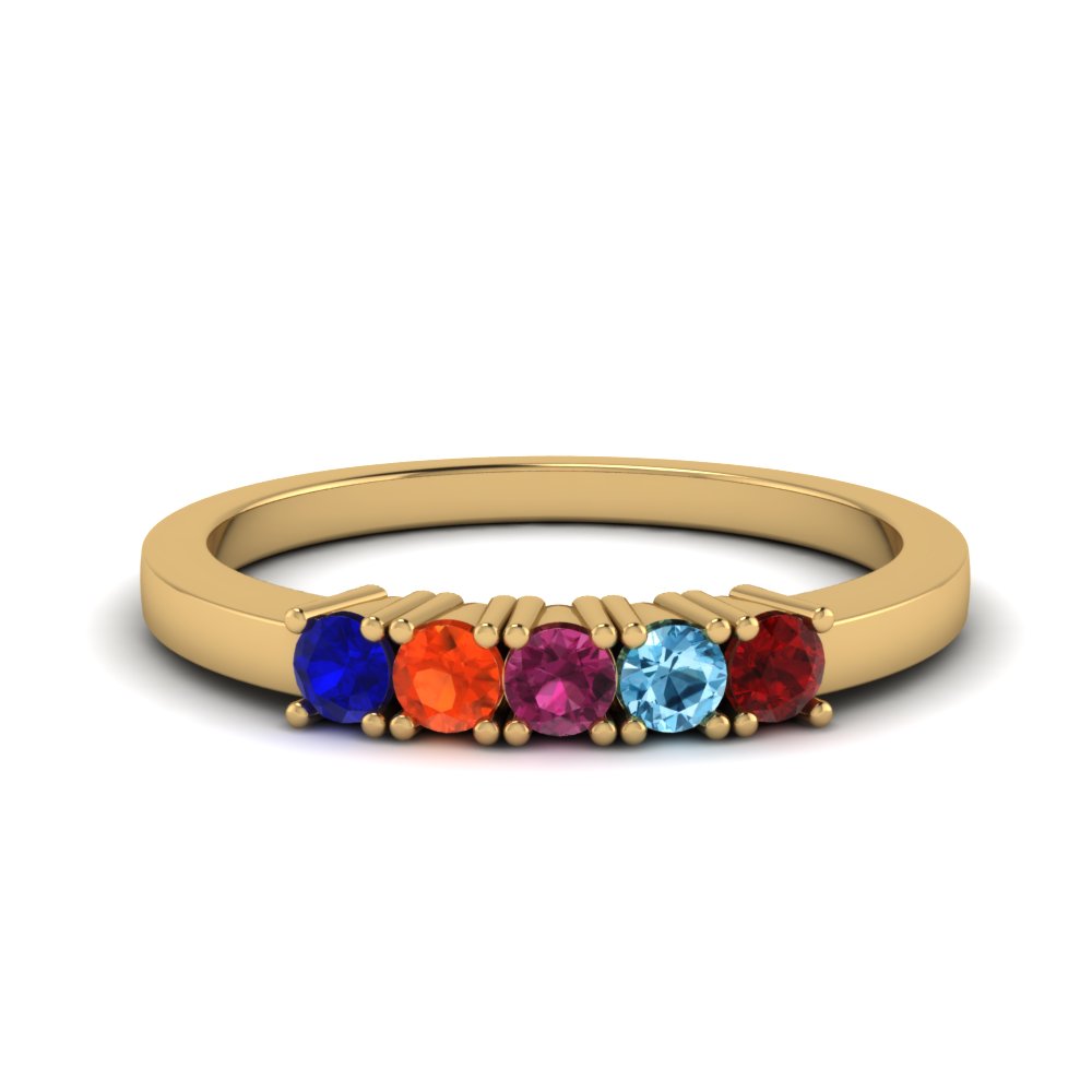 Mothers Day Ring With Birthstone