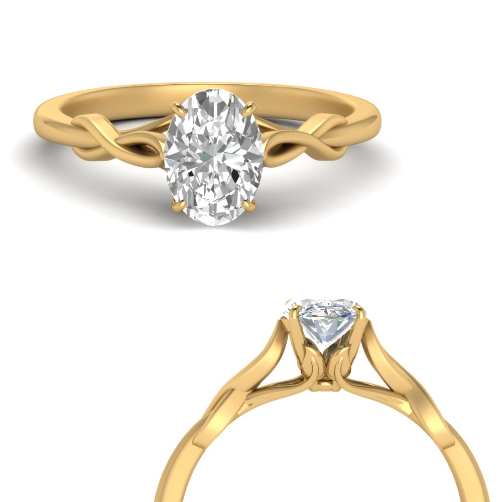 Oval Shaped Solitaire Ring