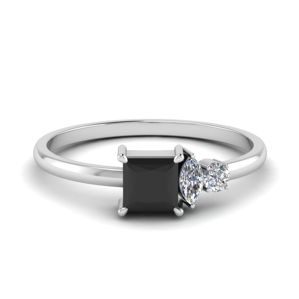 Non Traditional Black Diamond Ring