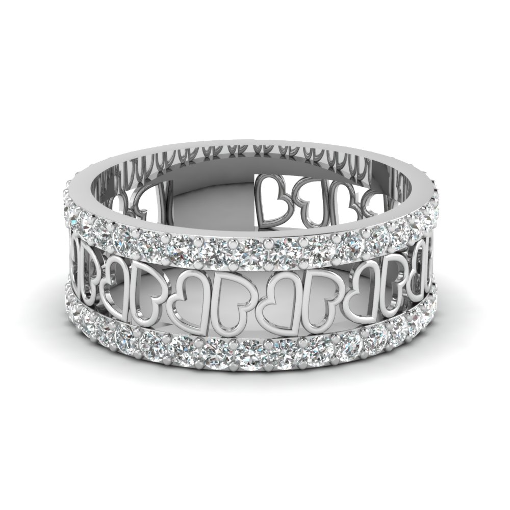 Open Heart Diamond Band