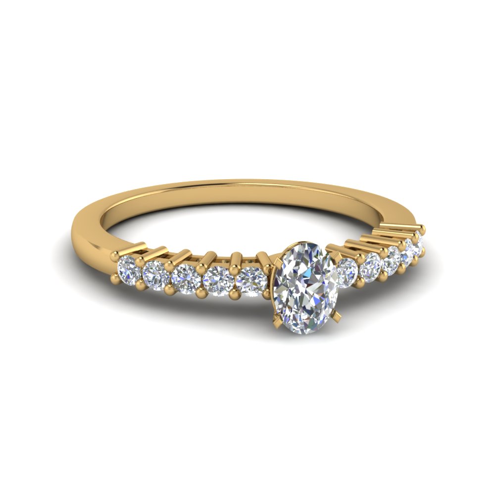 Oval Shaped Petite Engagement Rings